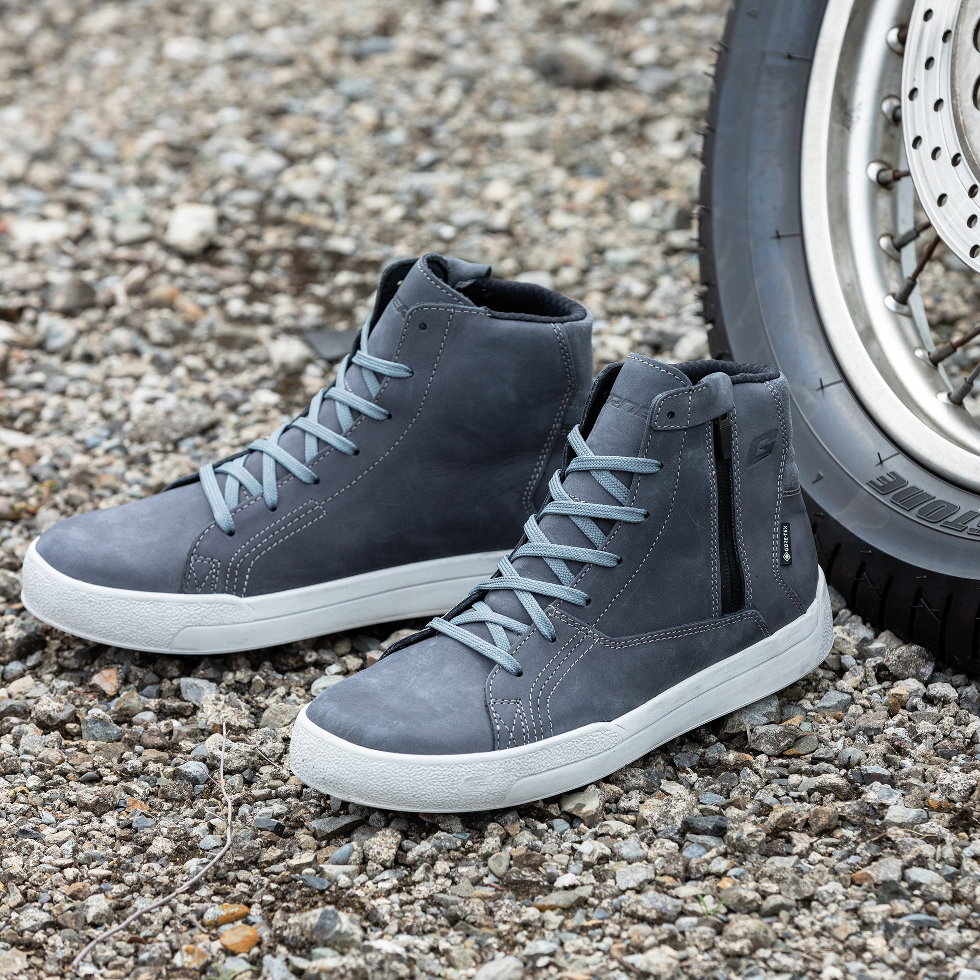 試着無料】【防水】ガエルネ Gローム ゴアテックス - バイク ブーツ