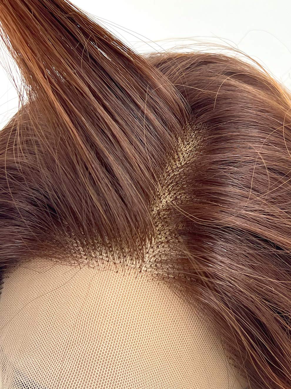 JBEXTENSION 26 Inches Long Apricot Body Wave With Bangs MANDA