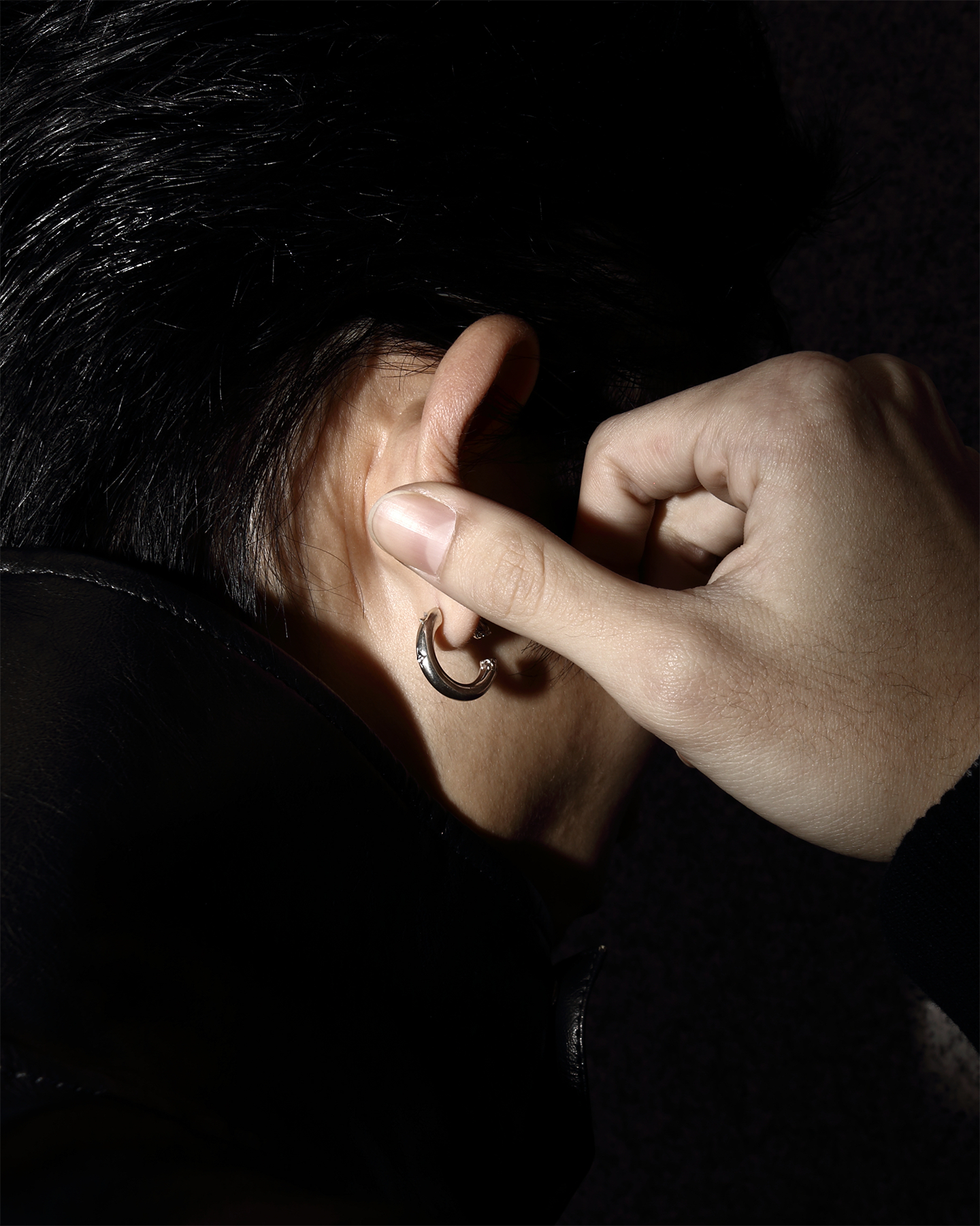 Reverse Hoop Earrings – Silver 925 – Jent Louis