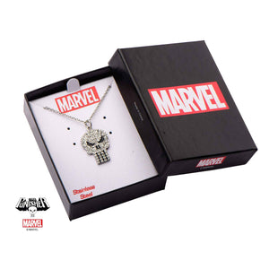Marvel Punisher Skull Gem Pendant Necklace – Jewelry Brands Shop