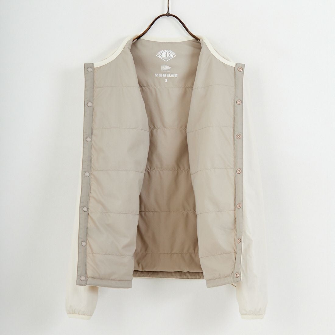 DANTON [ダントン] インサレーションノーカラージャケット [DT