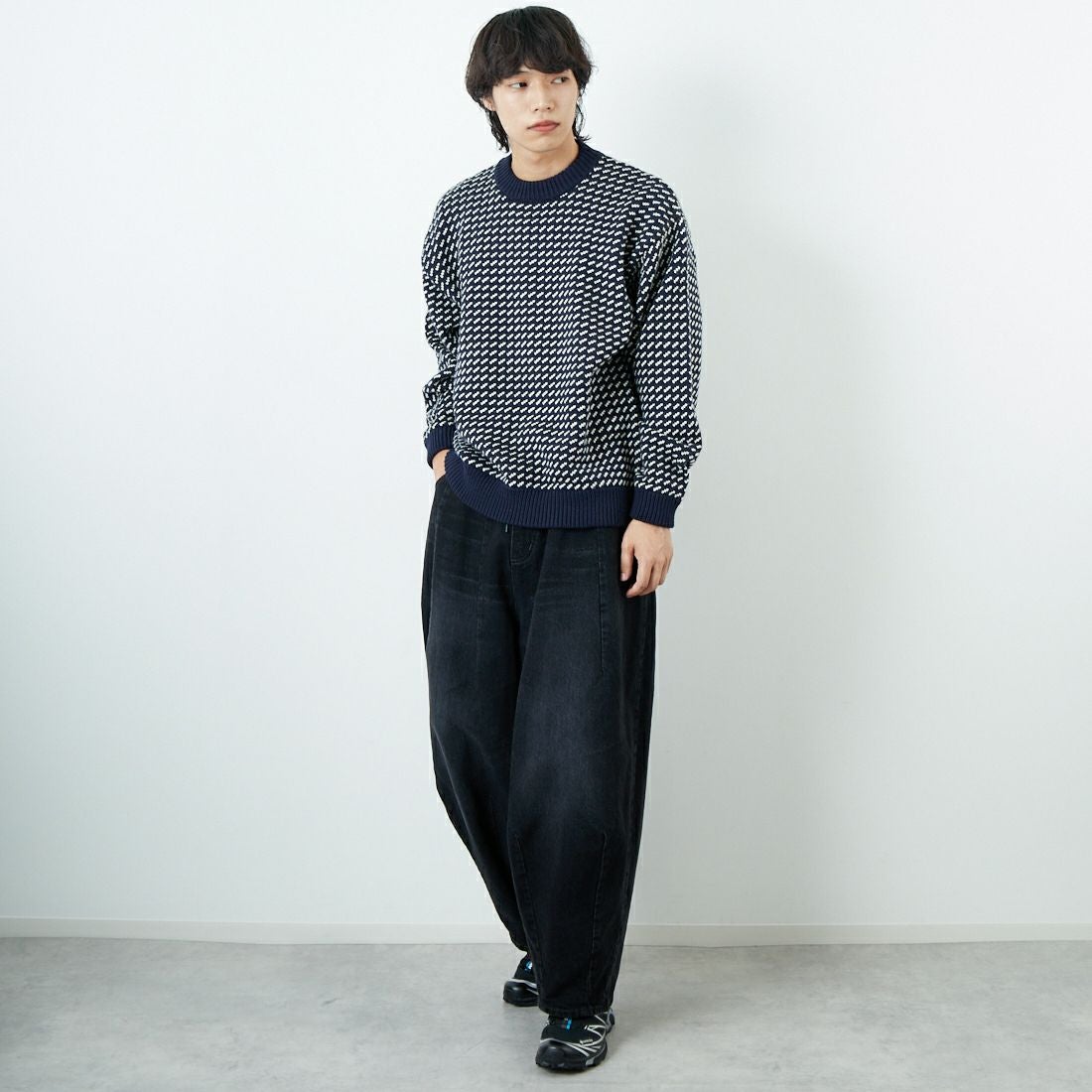 L.L.BEAN [エルエルビーン] Wayne バーズアイセーター [5575-2030