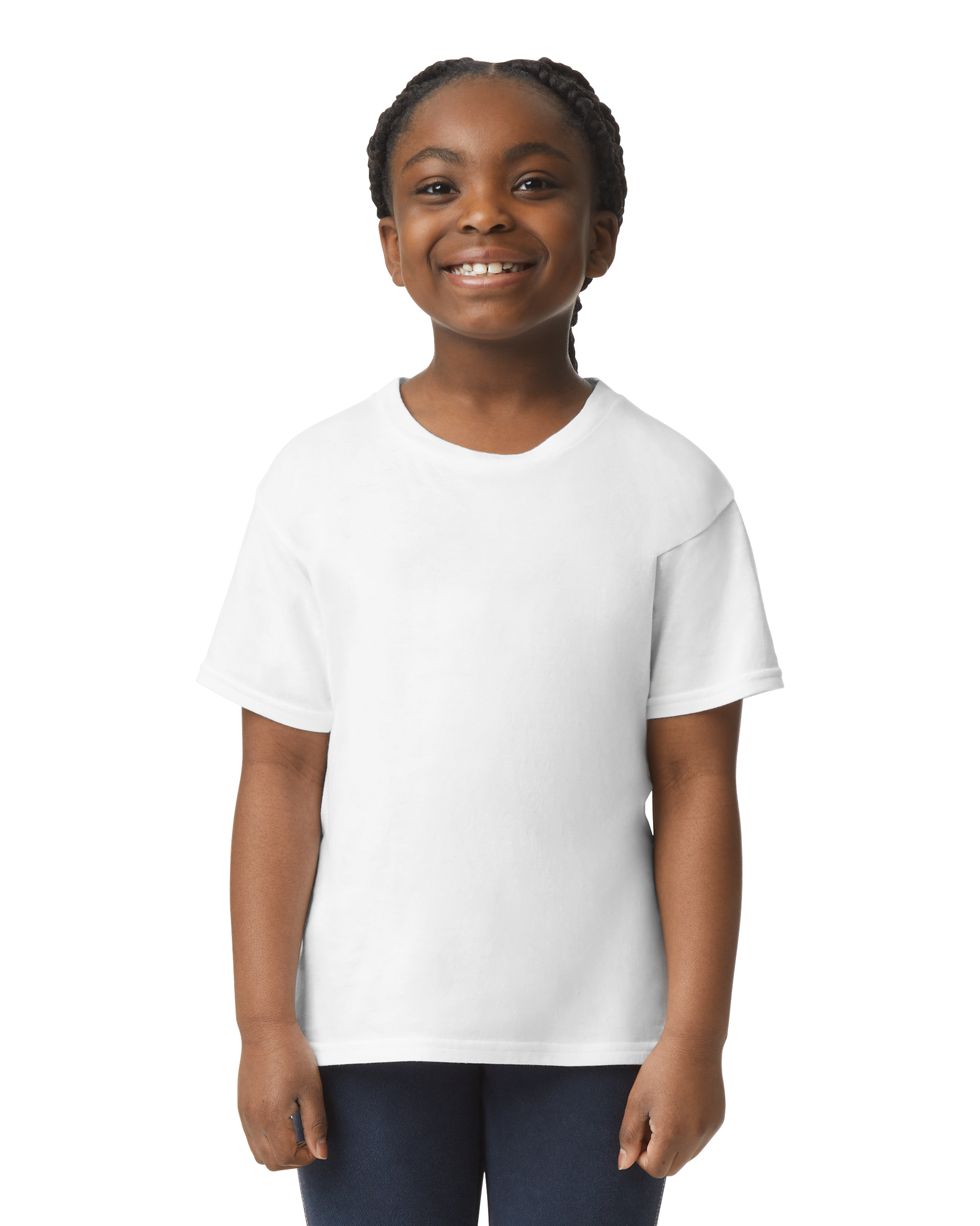 Gildan Softstyle Youth T Shirt G640 B White | Jiffy
