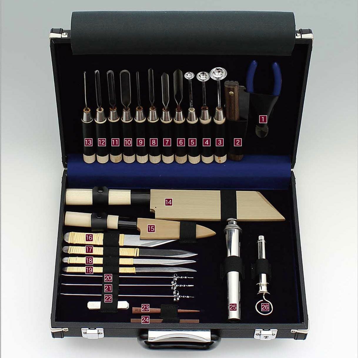 むき物セット 和包丁／片刃包丁｜堺包丁の通販 實光刃物(じっこうは