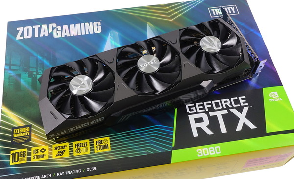 ZOTAC GAMING GeForce RTX 3080 Trinity」をレビュー | 自作とゲームと