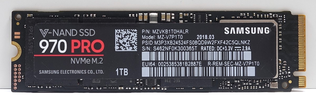 Samsung SSD 970 PRO 1TB」をレビュー。960PROより着実に高速化し、1.5
