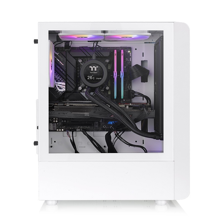 ThermaltakeThermaltake S200 TG ARGB Snow Mid Tower Chassis Thermaltake