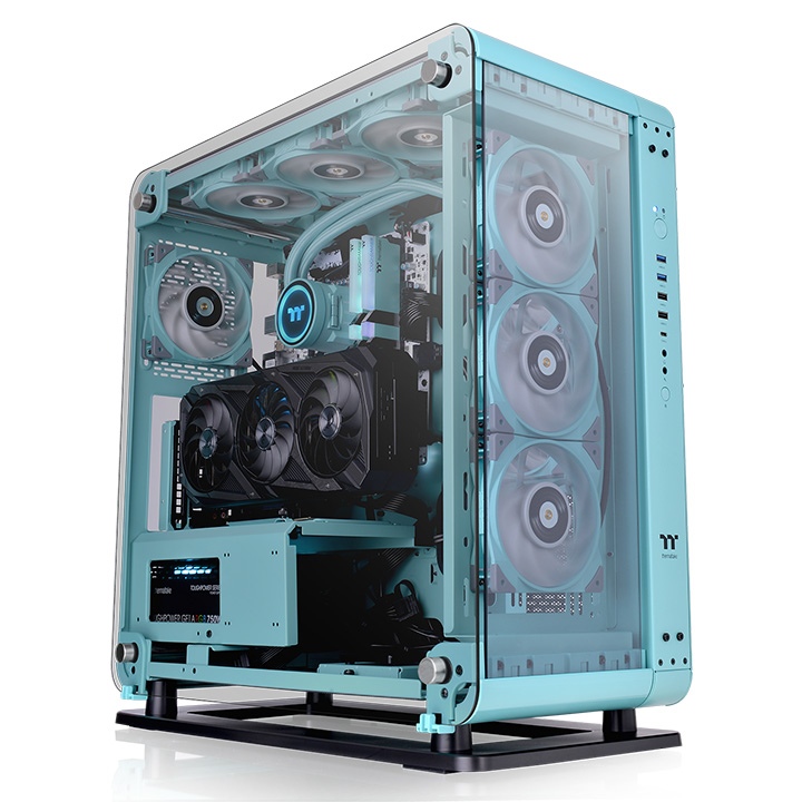 ThermaltakeThermaltake Core P6 Tempered Glass Turquoise Mid Tower