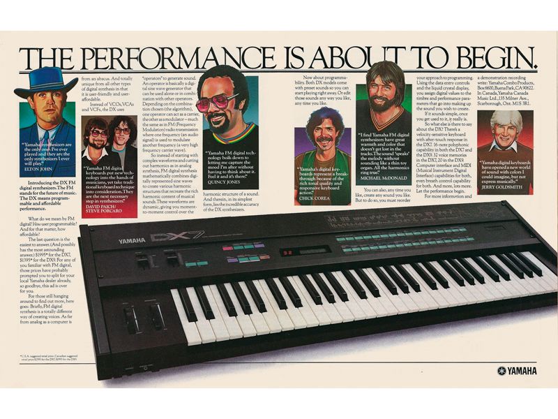 ヤマハ | 【第2章】FM音源の登場と音楽制作時代の幕開け - ヤマハ