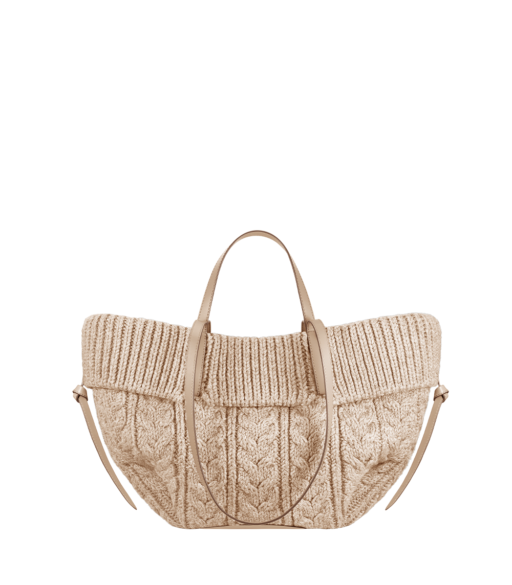 Polène | バッグ - Cyme Mini - キャメル テクスチャード