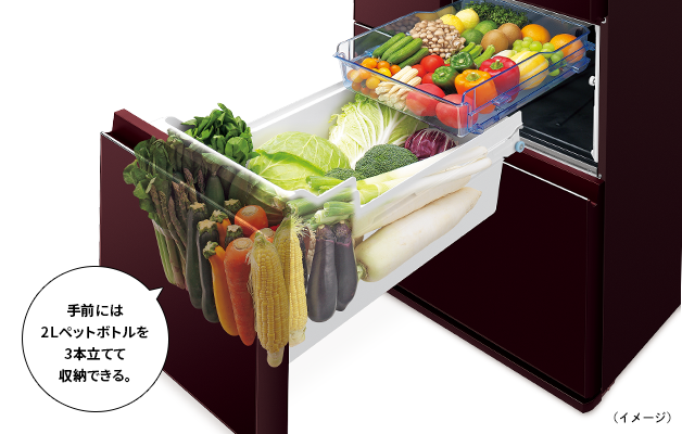 特長 | SJ-GT51C | 冷蔵庫トップ：シャープ