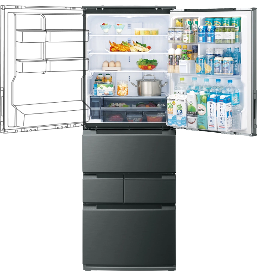 どっちもドア | 冷蔵庫：シャープ