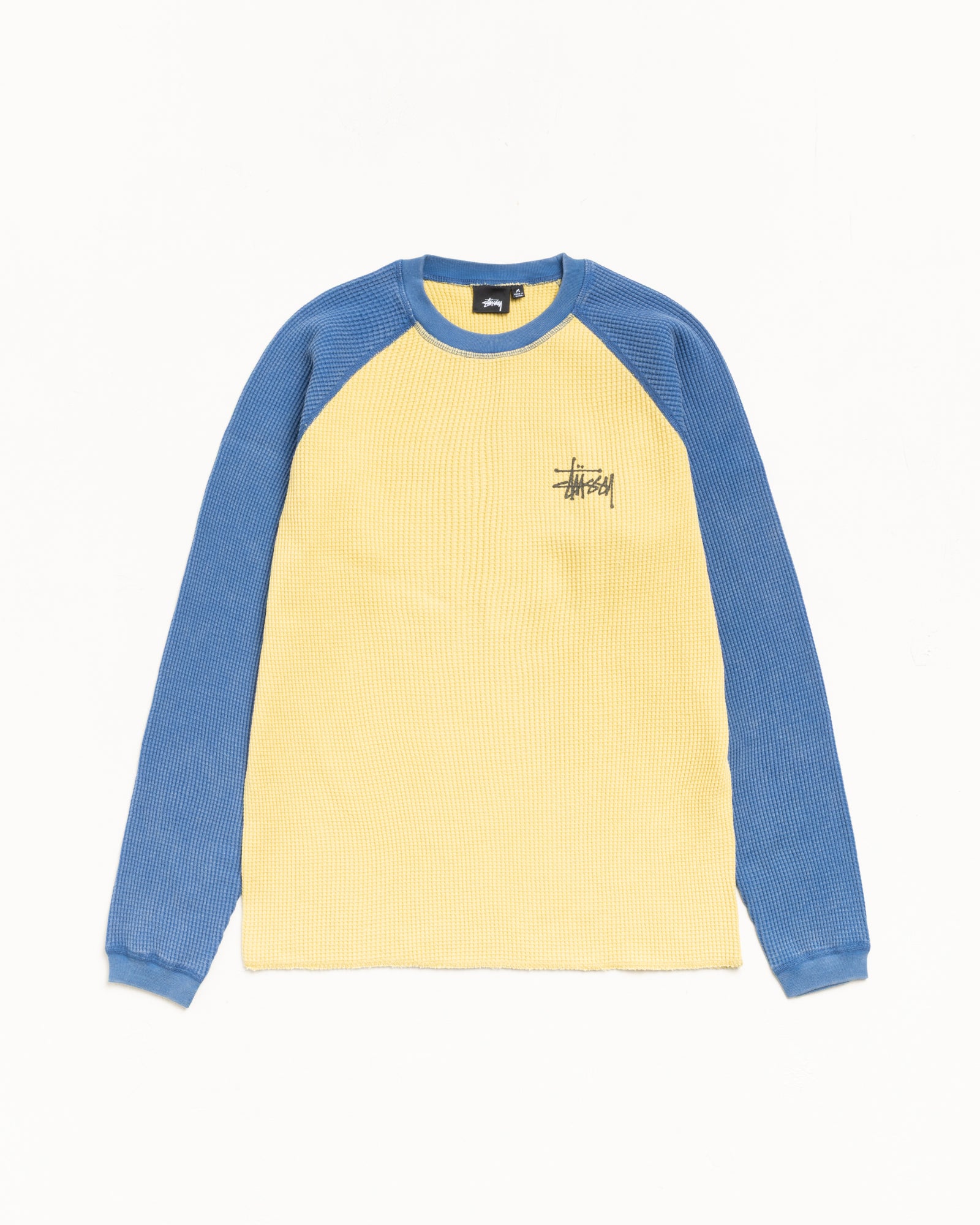 Basic Stüssy Thermal 2 Tone – Yellow | Tops | Stüssy Japan