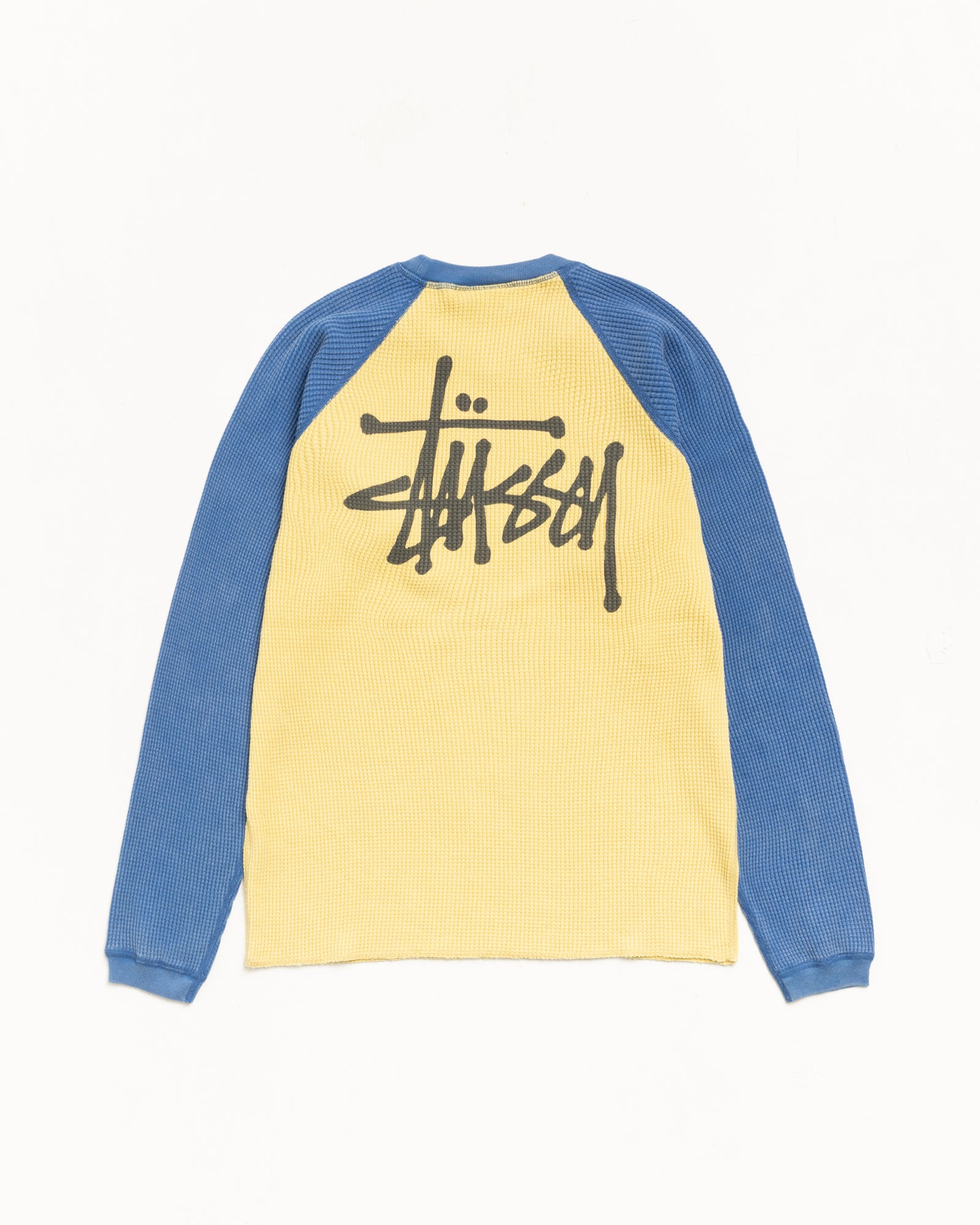 Basic Stüssy Thermal 2 Tone – Yellow | Tops | Stüssy Japan