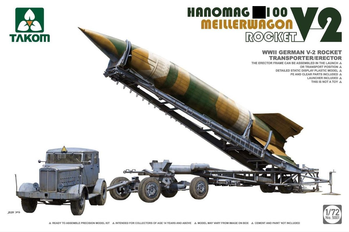 WWII German v-2 Rocket Transporter/Erector Meillerwagen+Hanomag