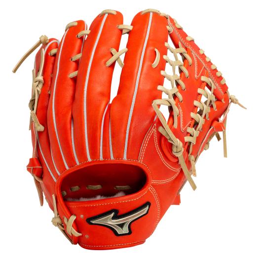 未使用・タグ付き】プロエッジ 硬式グローブ 外野手左投げ オレンジ