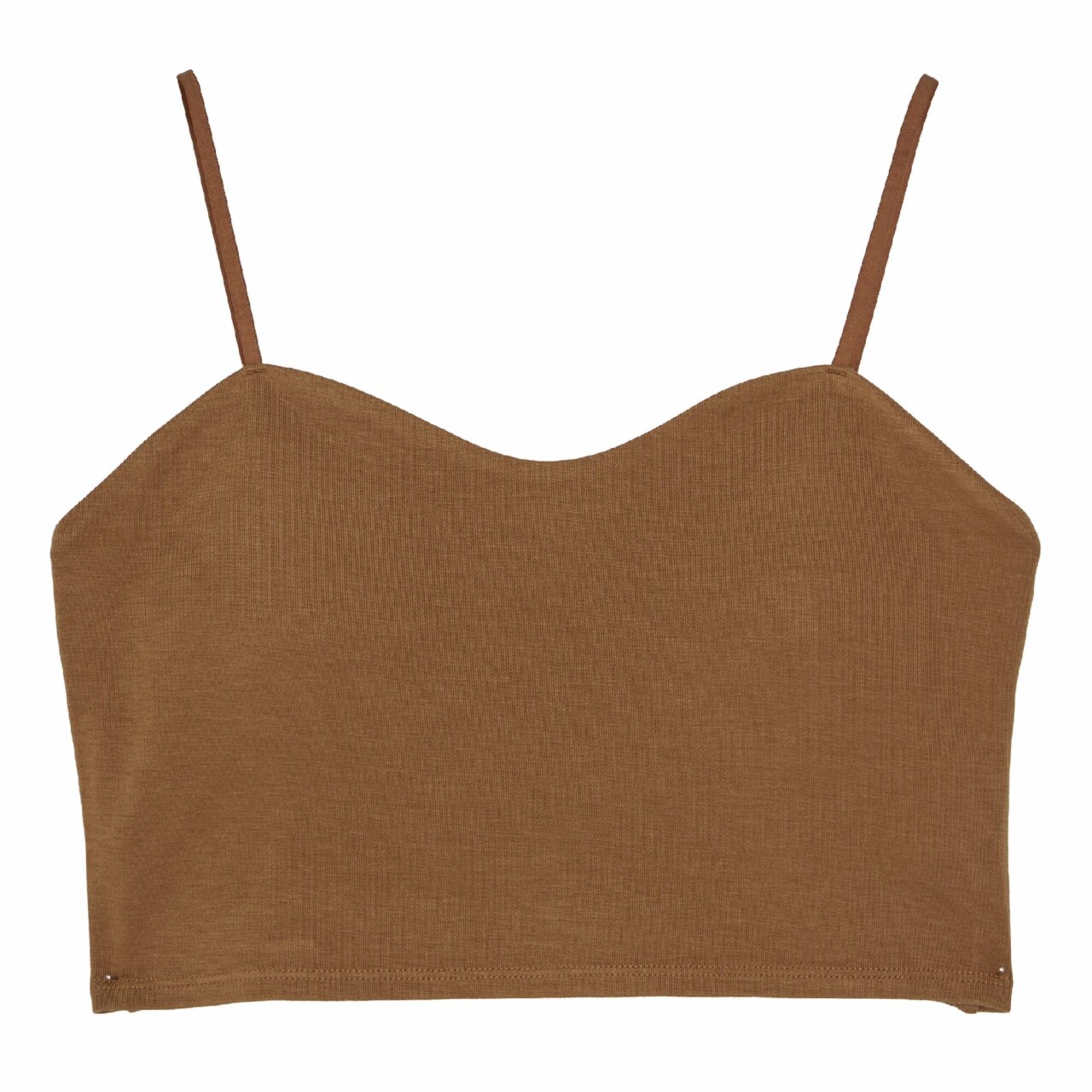 Ameri／吸湿発熱】ブレスサーモクロップドキャミソールトップス(カップ