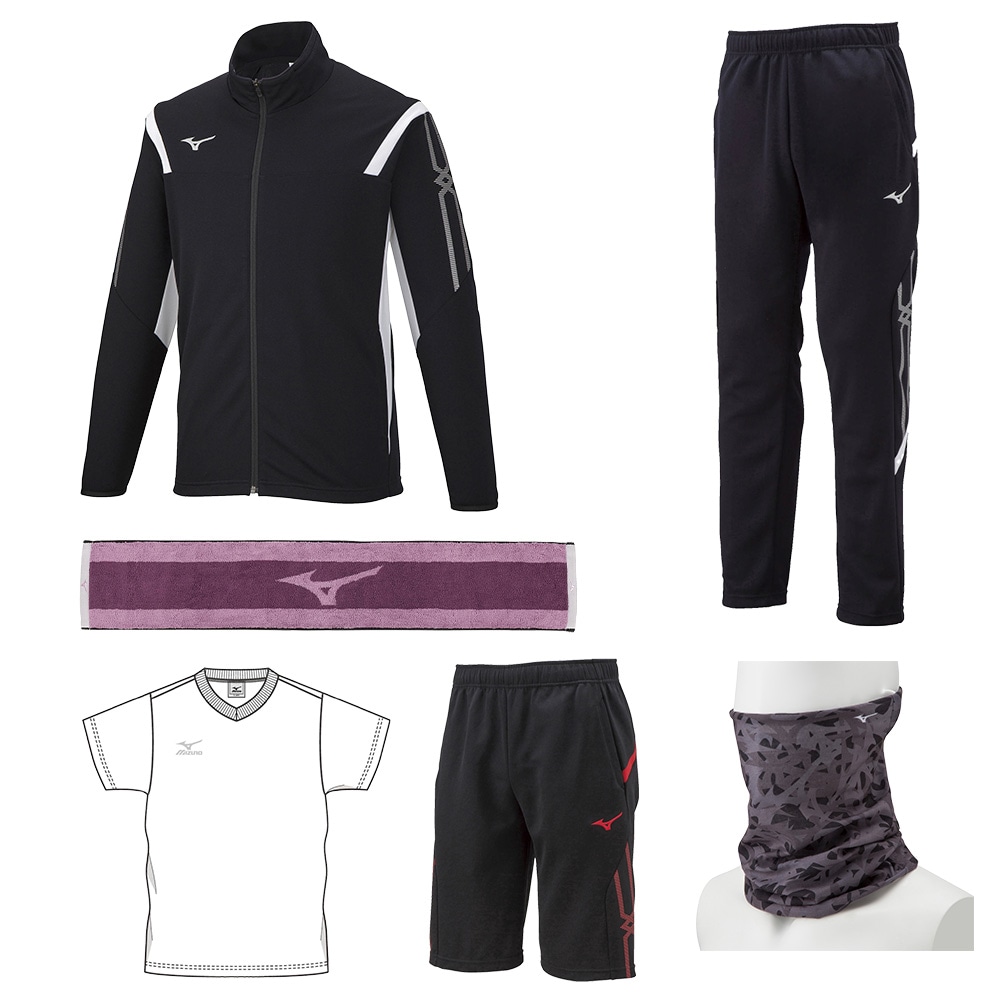 数量限定／ミズノ公式オンライン限定】トレーニングウエア福袋2024