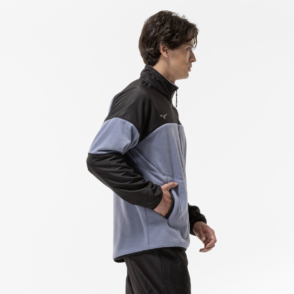 ミズノ フリースジャケット ライトブルー/ネイビー 楽天市場】ミズノ