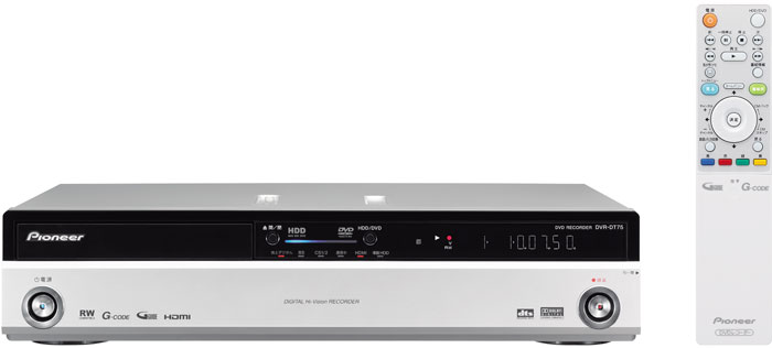 DVR-DT75 商品概要 | DVDレコーダー | レコーダー・LDプレーヤー