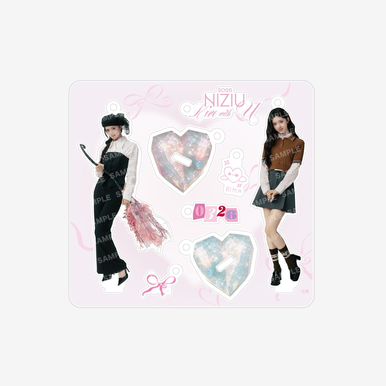 ACRYLIC STAND KEY HOLDER - RIMA / NiziU『Live with U 2025 “NEW
