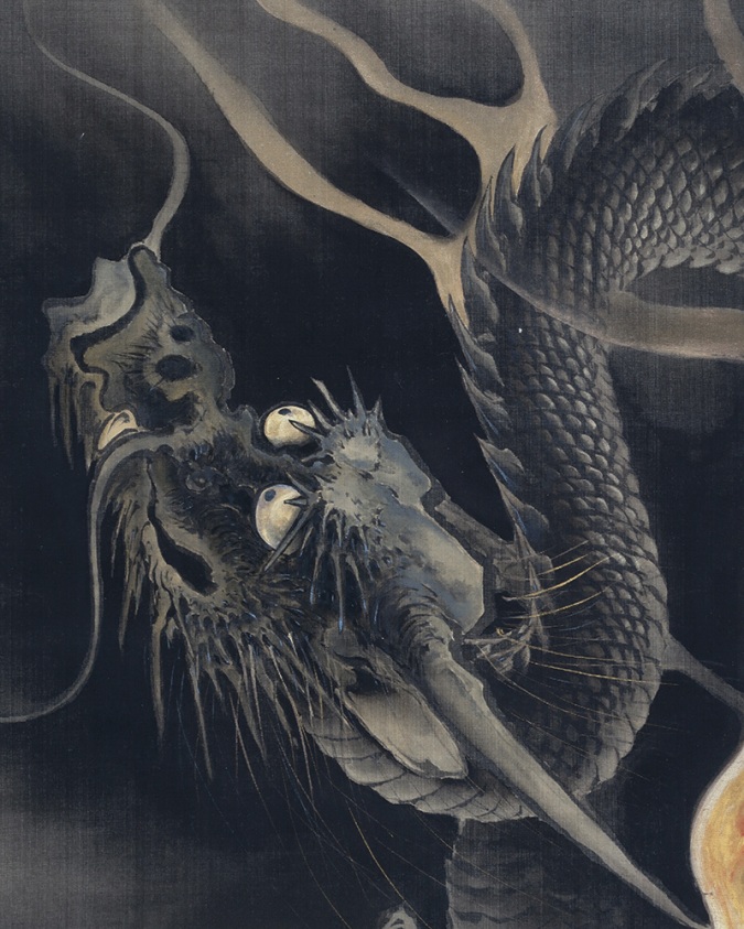 昇龍圖 | 掛軸(掛け軸)販売／表装ご依頼は掛軸いっぷく掛軸(掛け軸