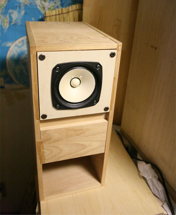 FE126E+BK10 の小型バックロードSP 創造と反省の自作スピーカー カノン