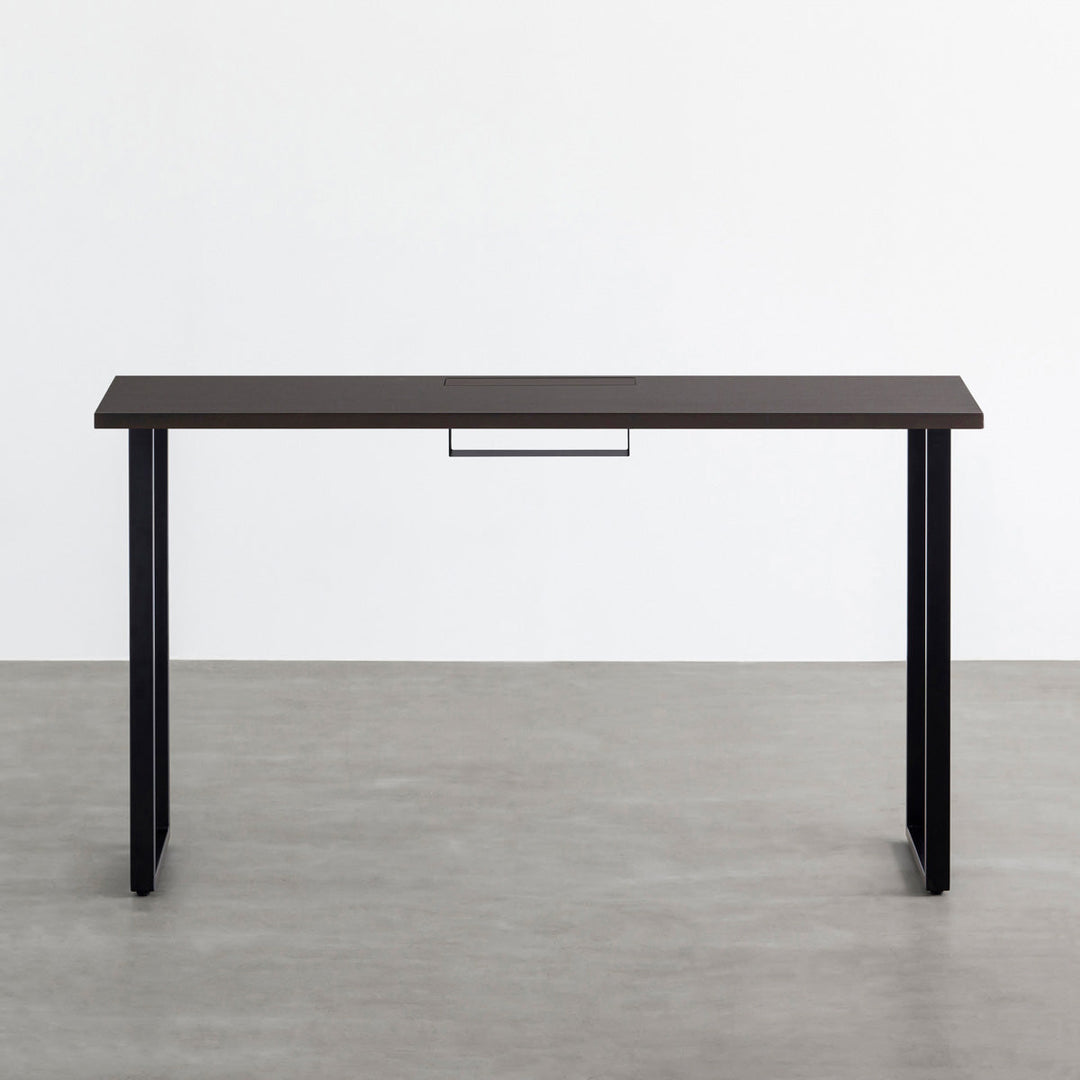 THE TABLE / スタンディングデスク × ラバーウッド ブラックブラウン