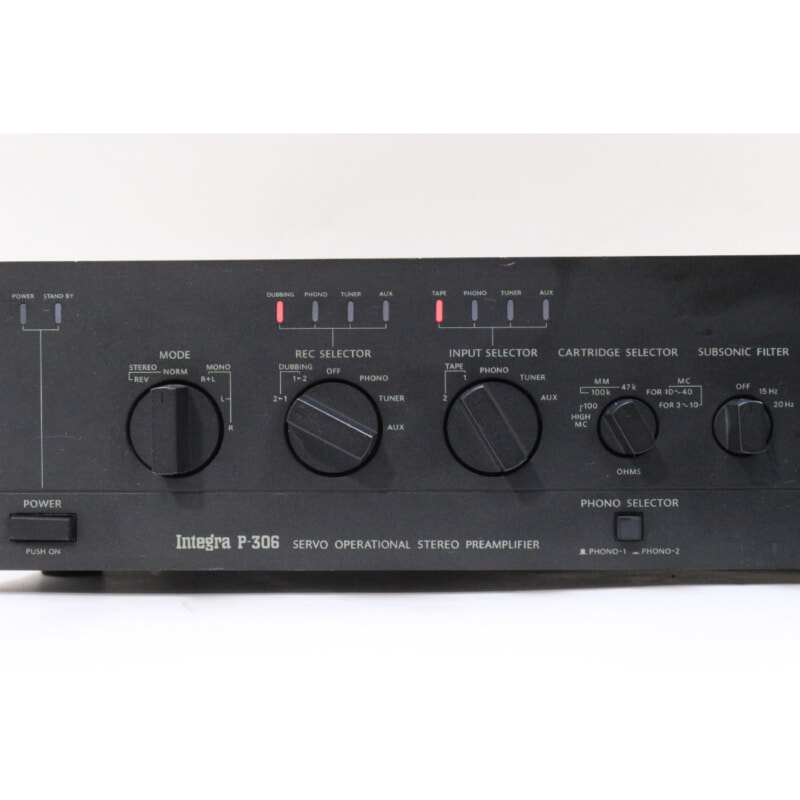 買取実績 |ONKYO オンキョー Integra P-306 ステレオプリアンプ - 大阪