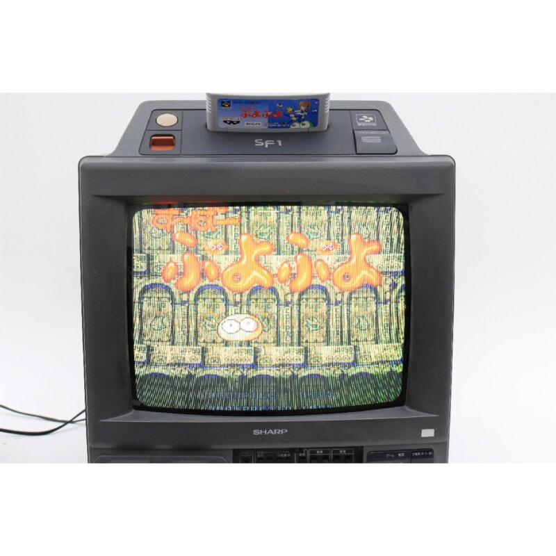 スーパーファミコン内蔵テレビ SF-1 14G-SF1 動作品 SHARP 14インチ