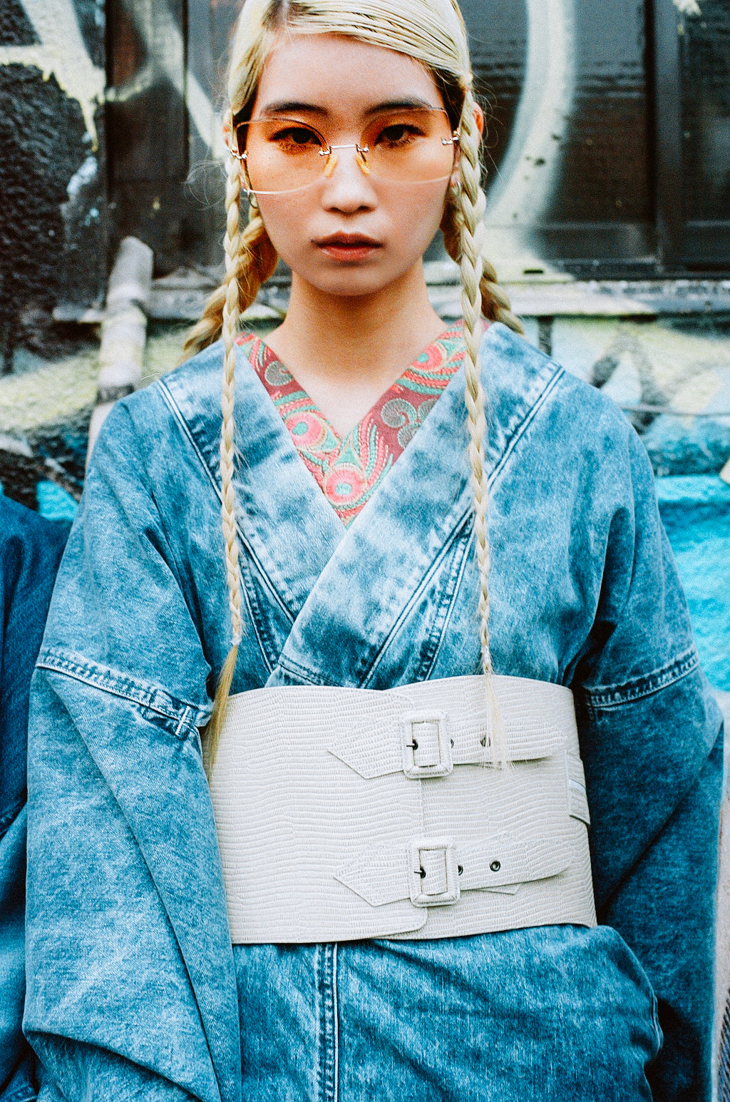 受注生産］帯ベルト｜リザード 白｜KAPUKI｜レザー