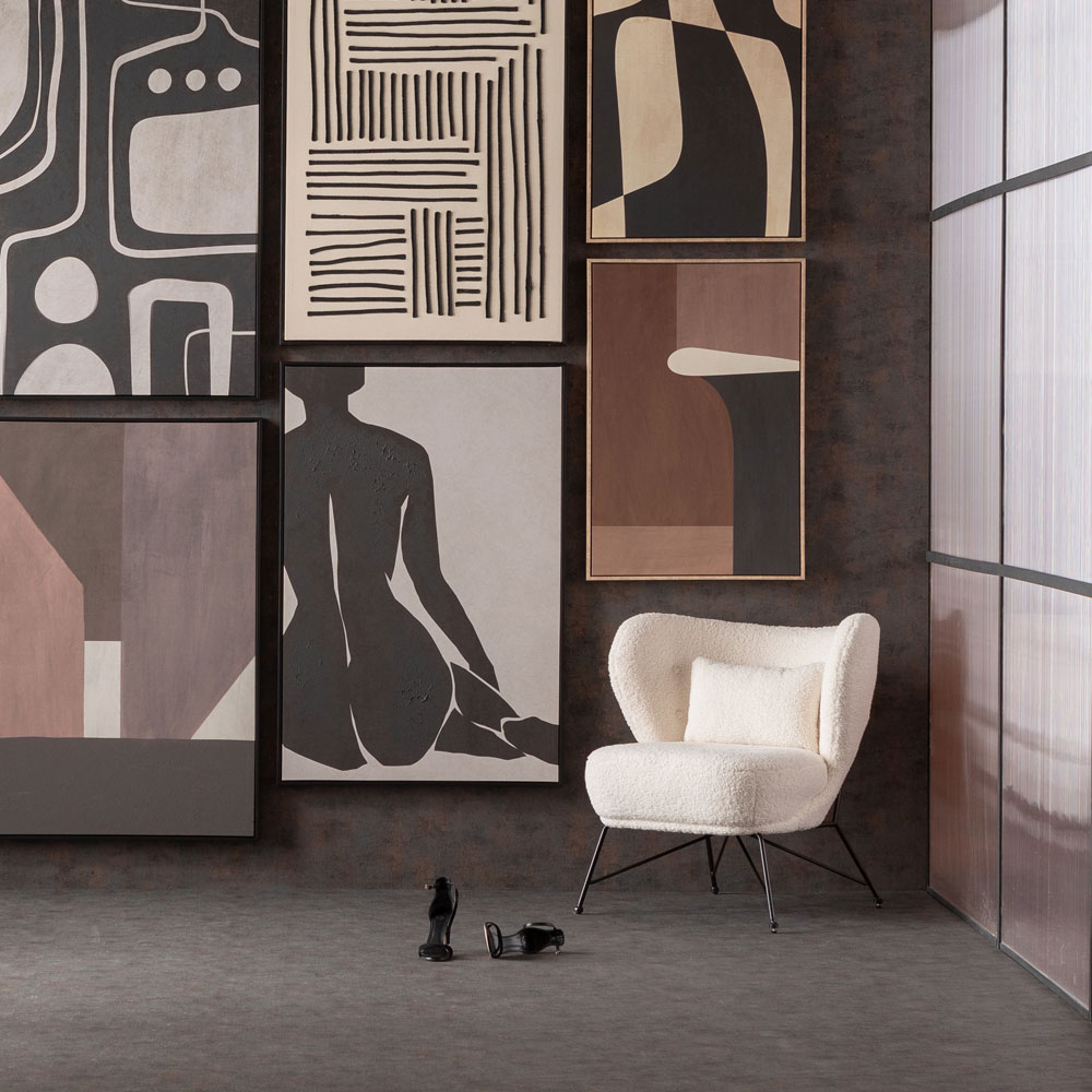 クラシックシェイプ ブラウニー 60×90 cm アート ｜【KARE】ドイツの