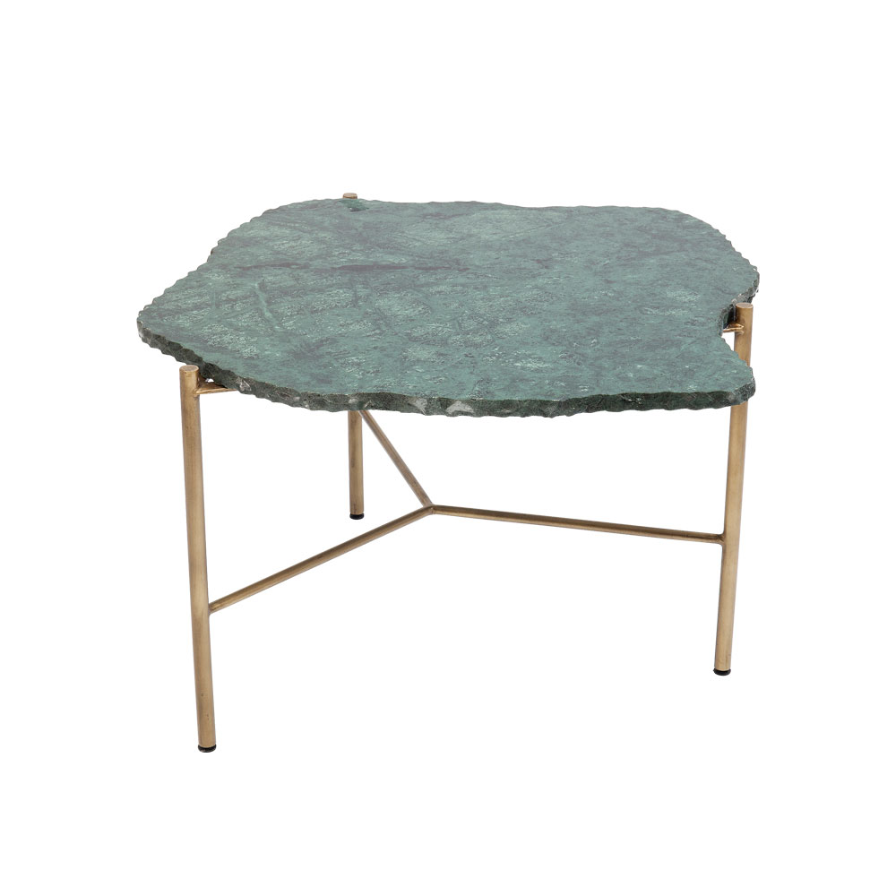 廃番】ピエドラグリーン 76x72cm ローテーブル/コーヒーテーブル