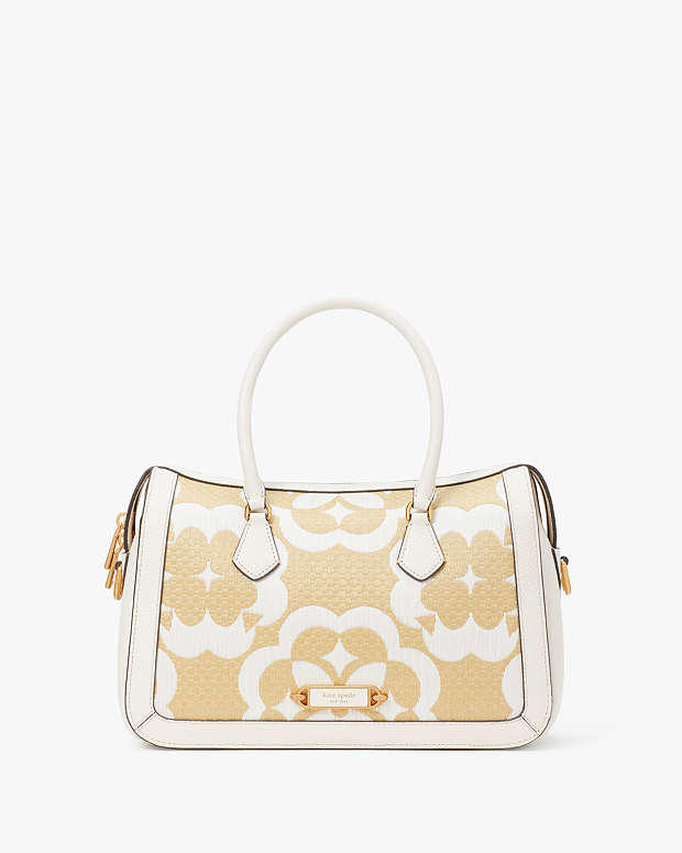 スペードフラワー モノグラム ラフィア グラマシー ミディアム