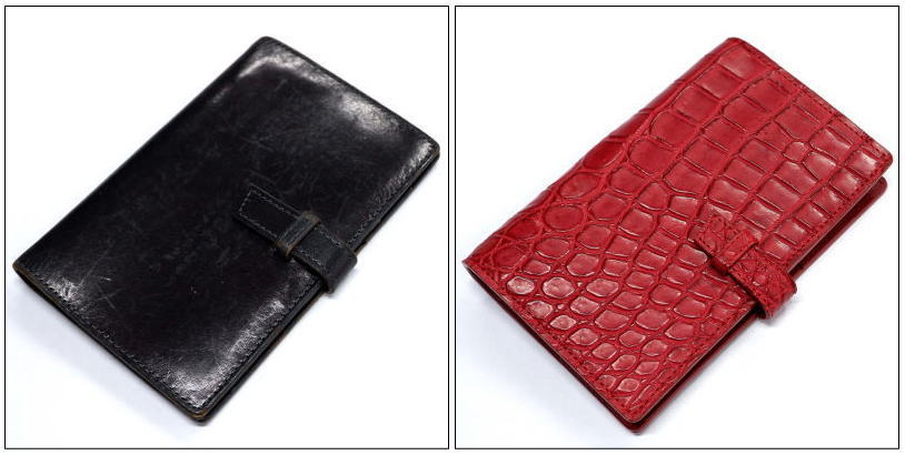 オーダーメイド事例〜クロコダイル革手帳〜 - クロコダイル専門店革