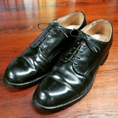 日本人サイズで小さめ】1976年アメリカ海軍サービスシューズレザー