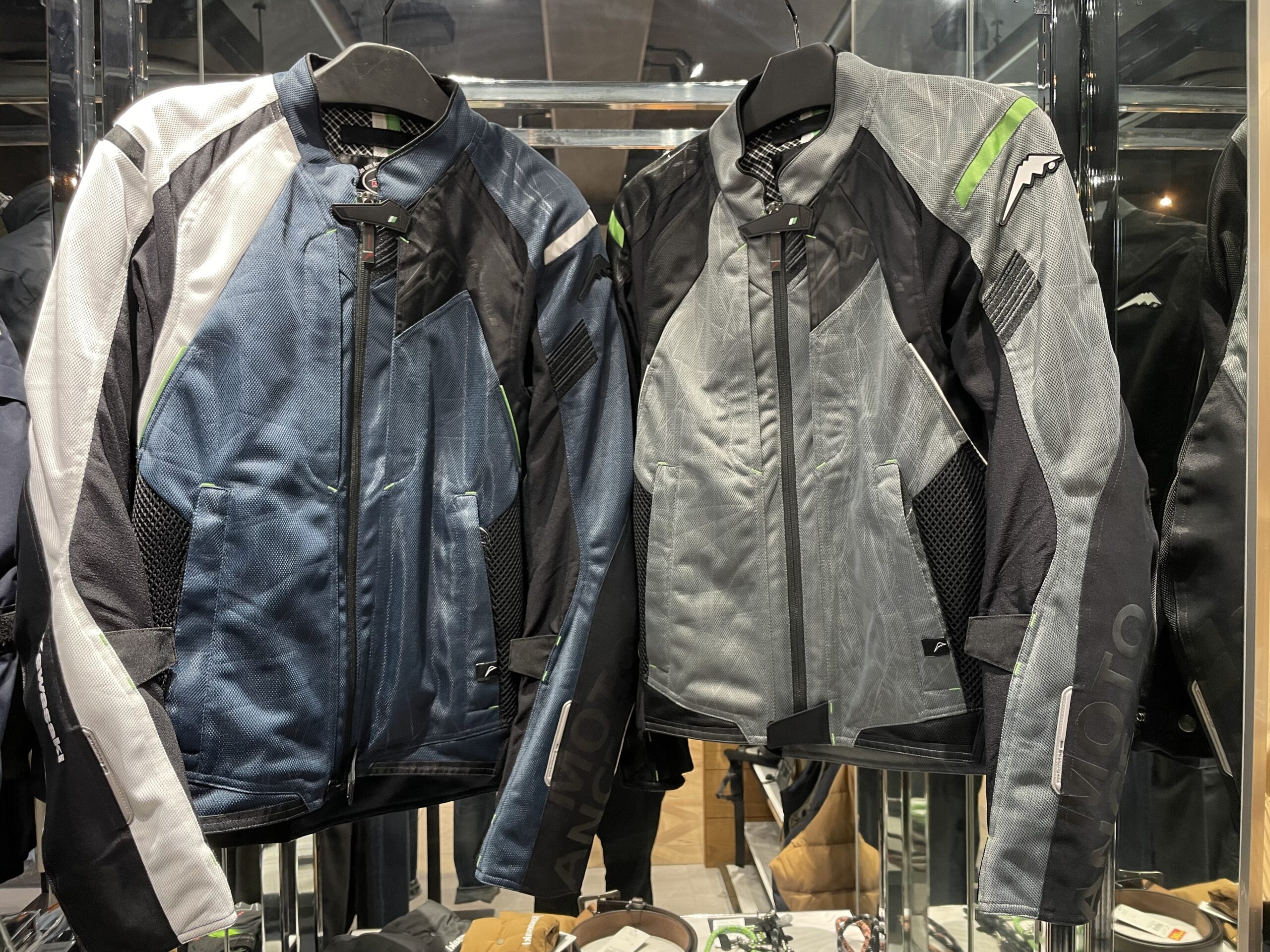 美品 希少 レア品 カワサキ クシタニ コラボ メッシュ ライダース