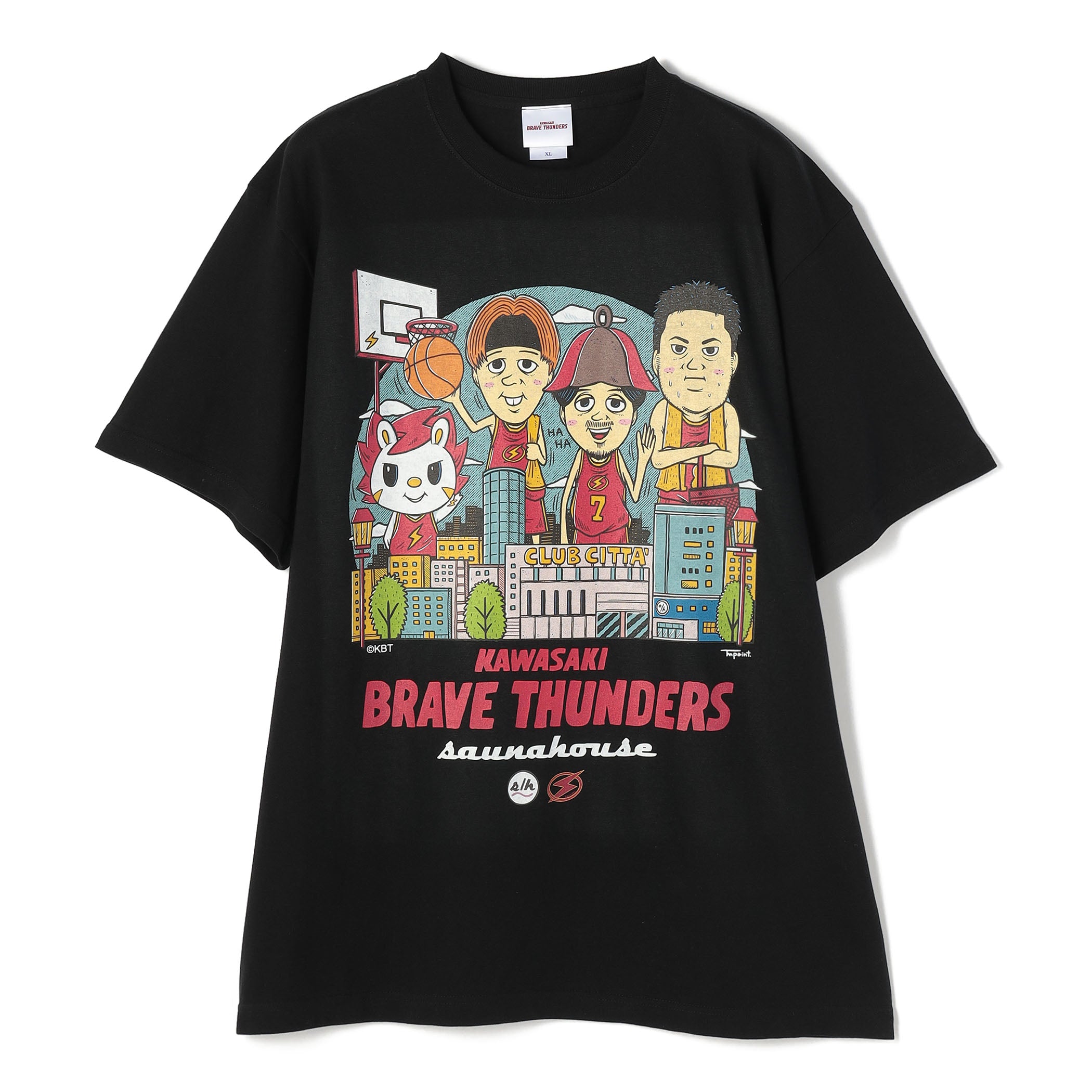 saunahouse×KBT TMpaint Tシャツ – KAWASAKI BRAVE THUNDERS OFFICAIL SHOP