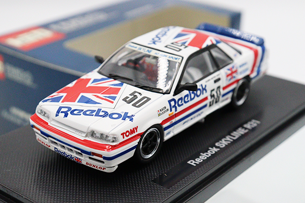 ミニカーショップ ケンボックス エブロ日産リーボック スカイライン