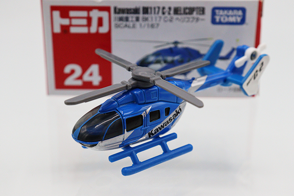 ミニカーショップ ケンボックス トミカ 赤箱☆24☆川崎重工業BK 117 C