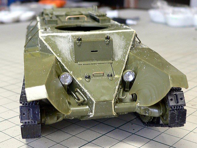 BT-5 ソビエト軍軽戦車 ズベズダ 1/35 組立と塗装・製作記・完成写真