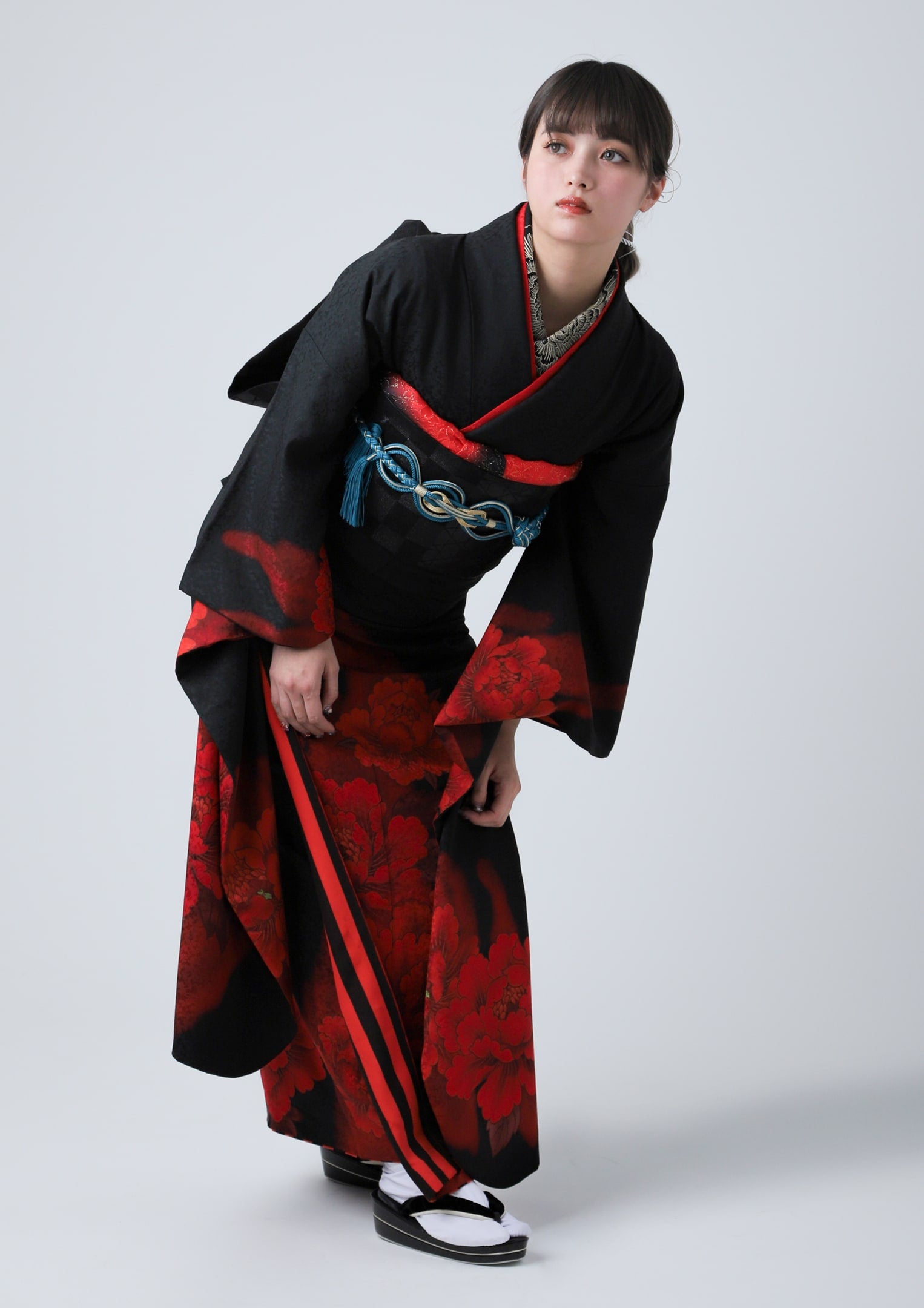 振袖ネットレンタル：破邪-ほむら-】クリエイターコラボ振袖/KH-412