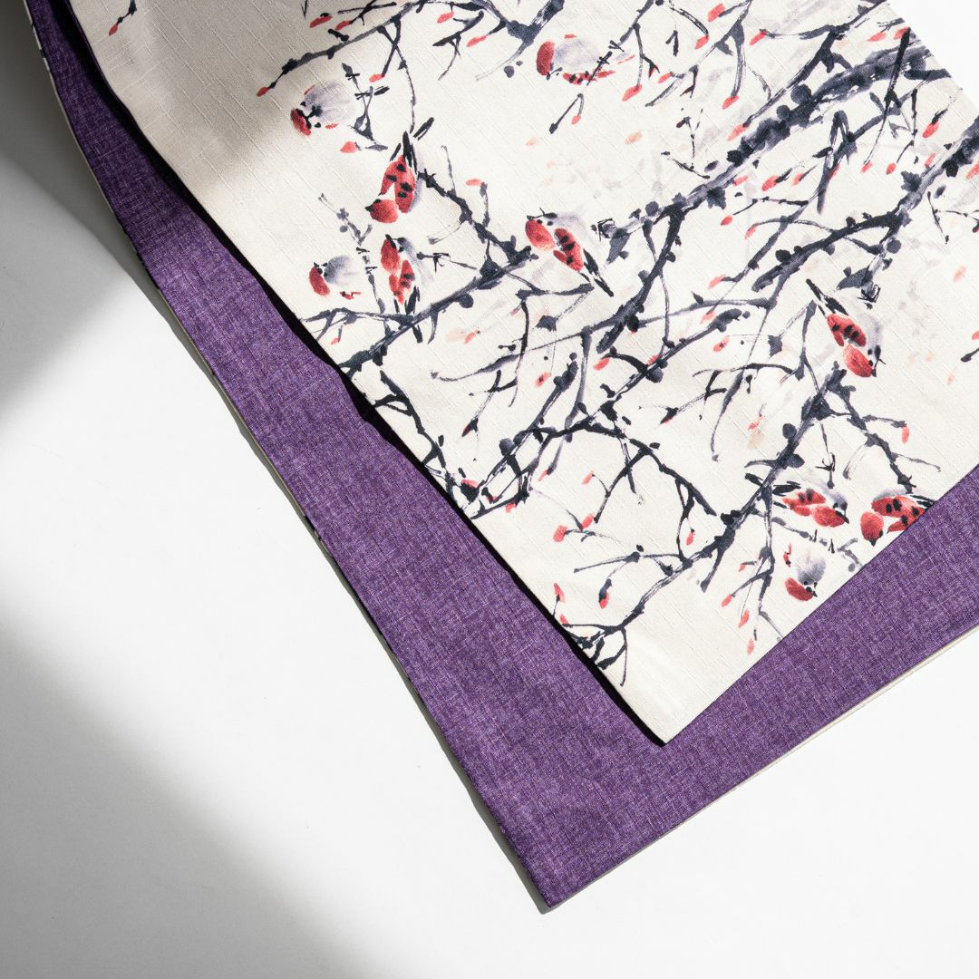 名古屋帯ーレトロMODERN京袋帯 - すずめ（綿100%） | 着物や浴衣なら和