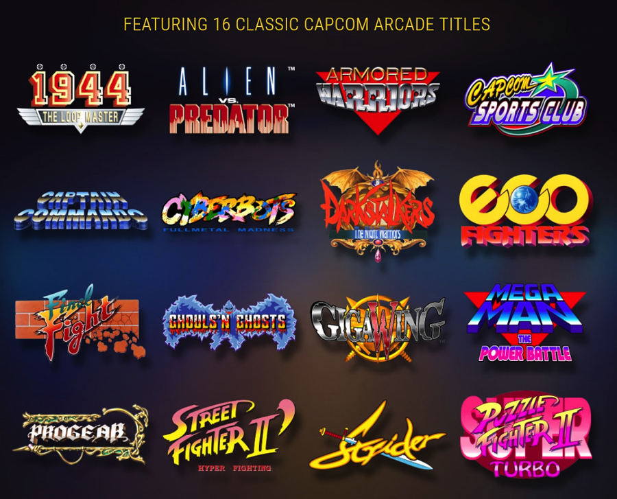 Capcom Home Arcade(カプコンホームアーケード)発表！収録ゲーム