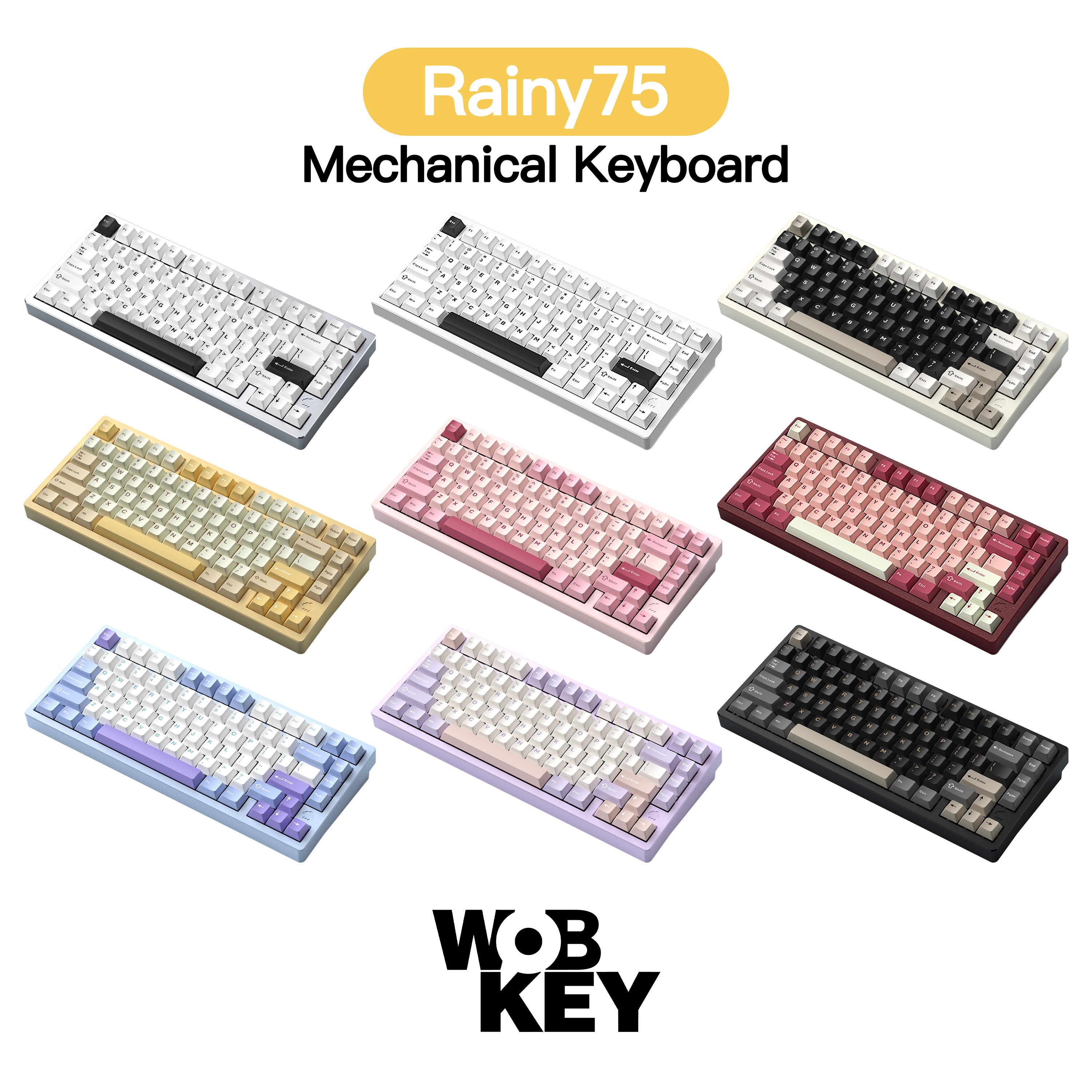 WOBKEY Rainy 75【メカニカルキーボード】