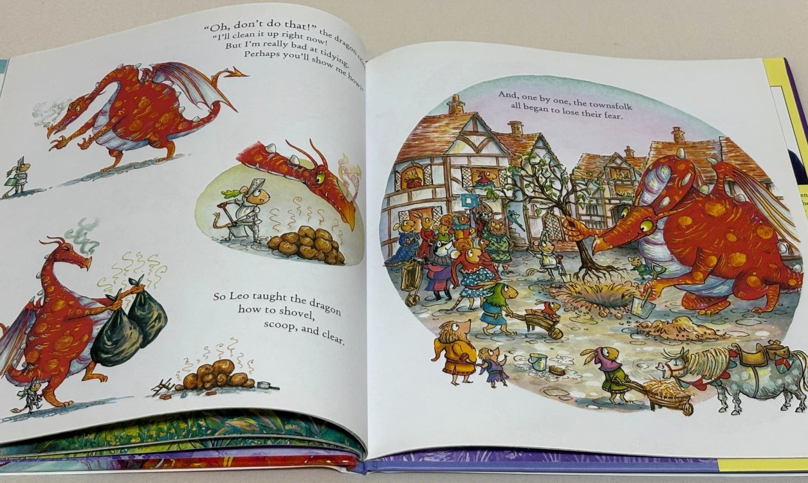 英語絵本】The Storybook Knight（Helen Docherty／ハードカバー