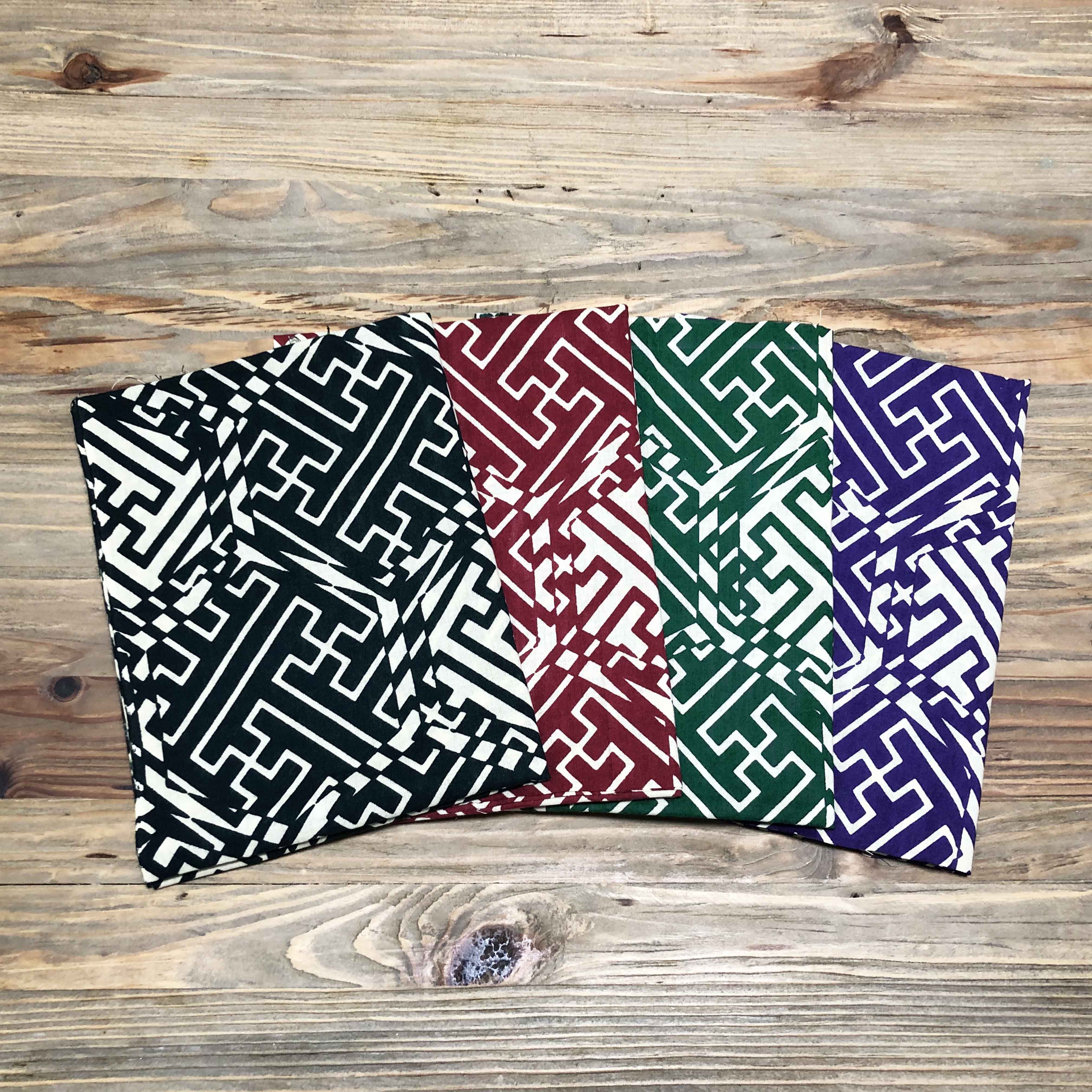 てぬぐい 亀甲紗綾形 - KIRYU TENUGUI