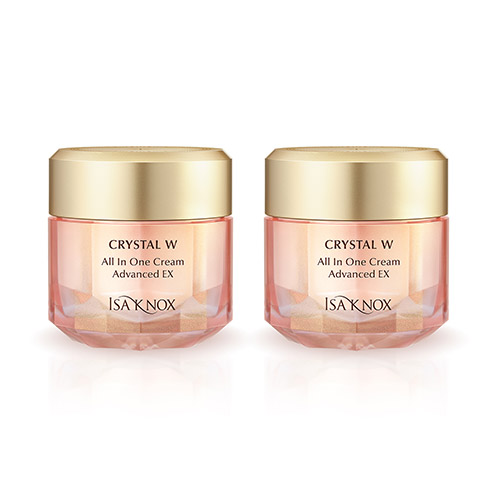 クリスタル Wオールインワンクリーム アドバンスト EX | ISAKNOX | QVC