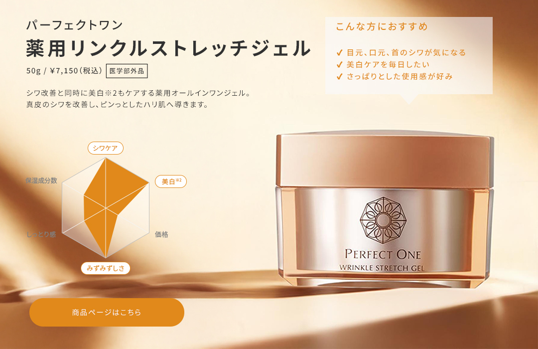 パーフェクトワン 薬用リンクルストレッチジェル 詰め替え用 2個セット
