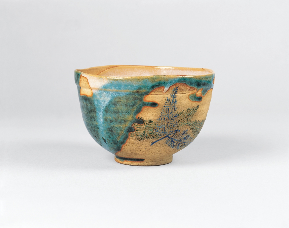 ♢野々村仁清？ 瀬戸釉 三足 香合 江戸時代 コレクション 骨董品